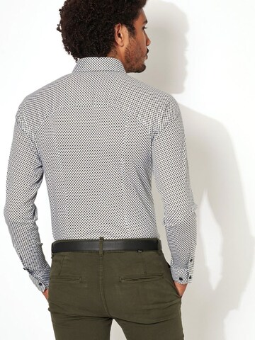 DESOTO Slim Fit Hemd 'Kent'‌‌ in Grau