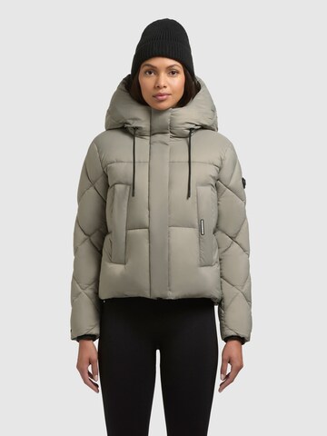 Veste d’hiver 'Dafna' khujo en gris : devant