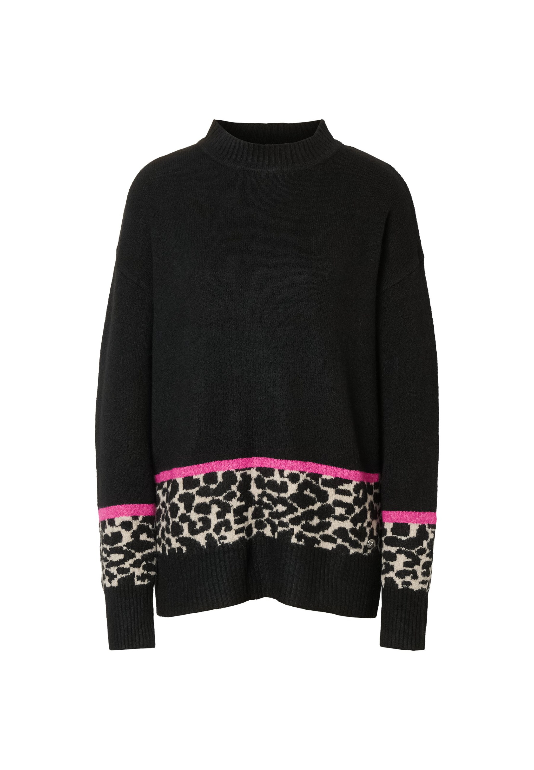 Pull-over 'So44phi' ZABAIONE en noir : devant
