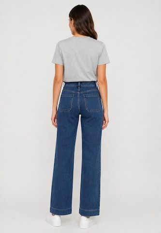 Elara Wide leg Jeans in Blauw