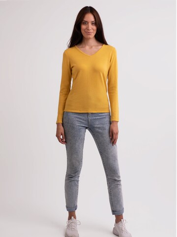 Pullover di CASH-MERE.CH in giallo