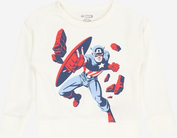 GAP Sweatshirt in Wit: voorkant