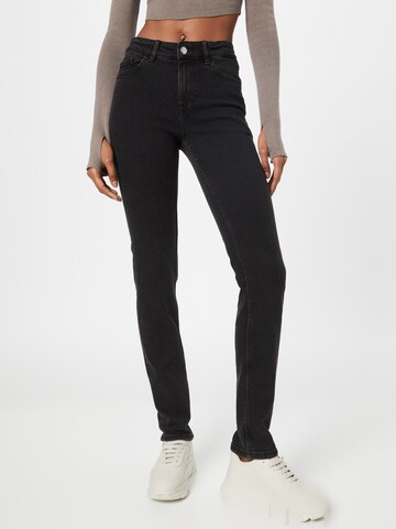 Lindex Slimfit Jeans 'Alba' in Zwart: voorkant
