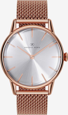 August Berg Analog Watch 'Serenity' in Gold: front