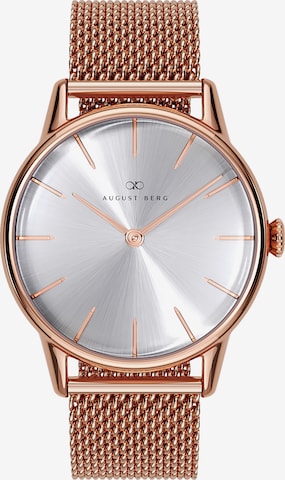 August Berg Analog Watch 'Serenity' in Gold: front