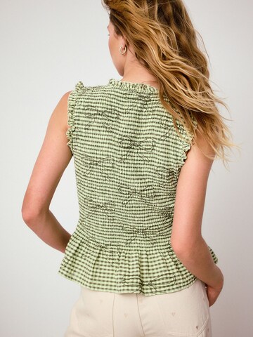 Next Blusentop in Grün