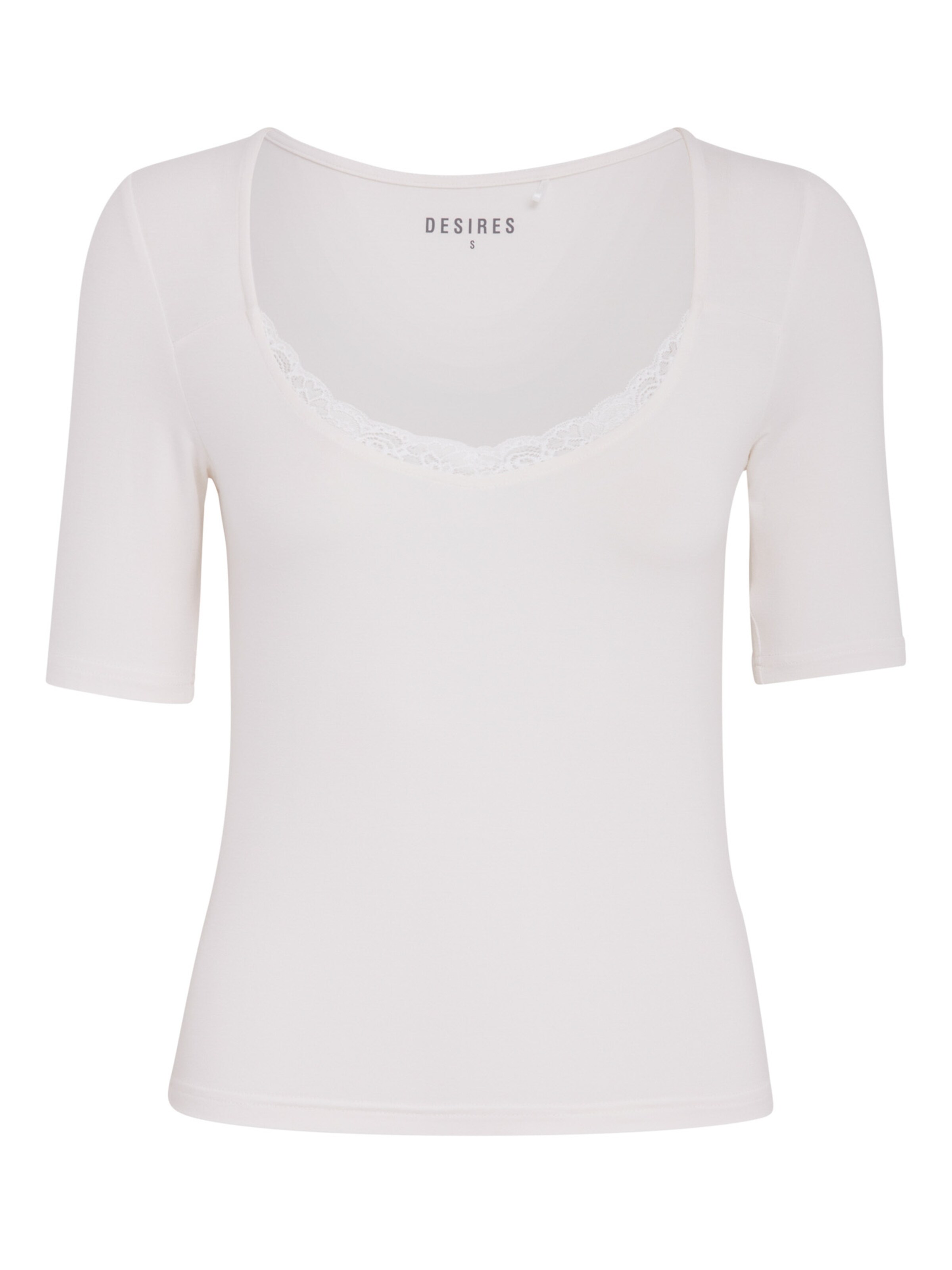 DESIRES - Camiseta 'Giselle' en blanco: frente