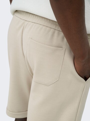 Regular Pantalon 'ONSNewkodyl' Only & Sons en beige