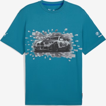 PUMA T-Shirt 'Puma x BMW Motorsport' in Blau: Vorderseite