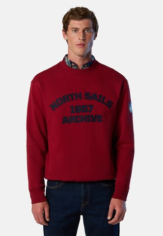 North Sails Sweatshirt i rød: forside