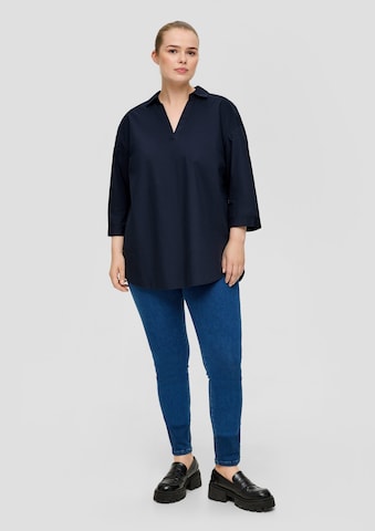 TRIANGLE Blouse in Blauw