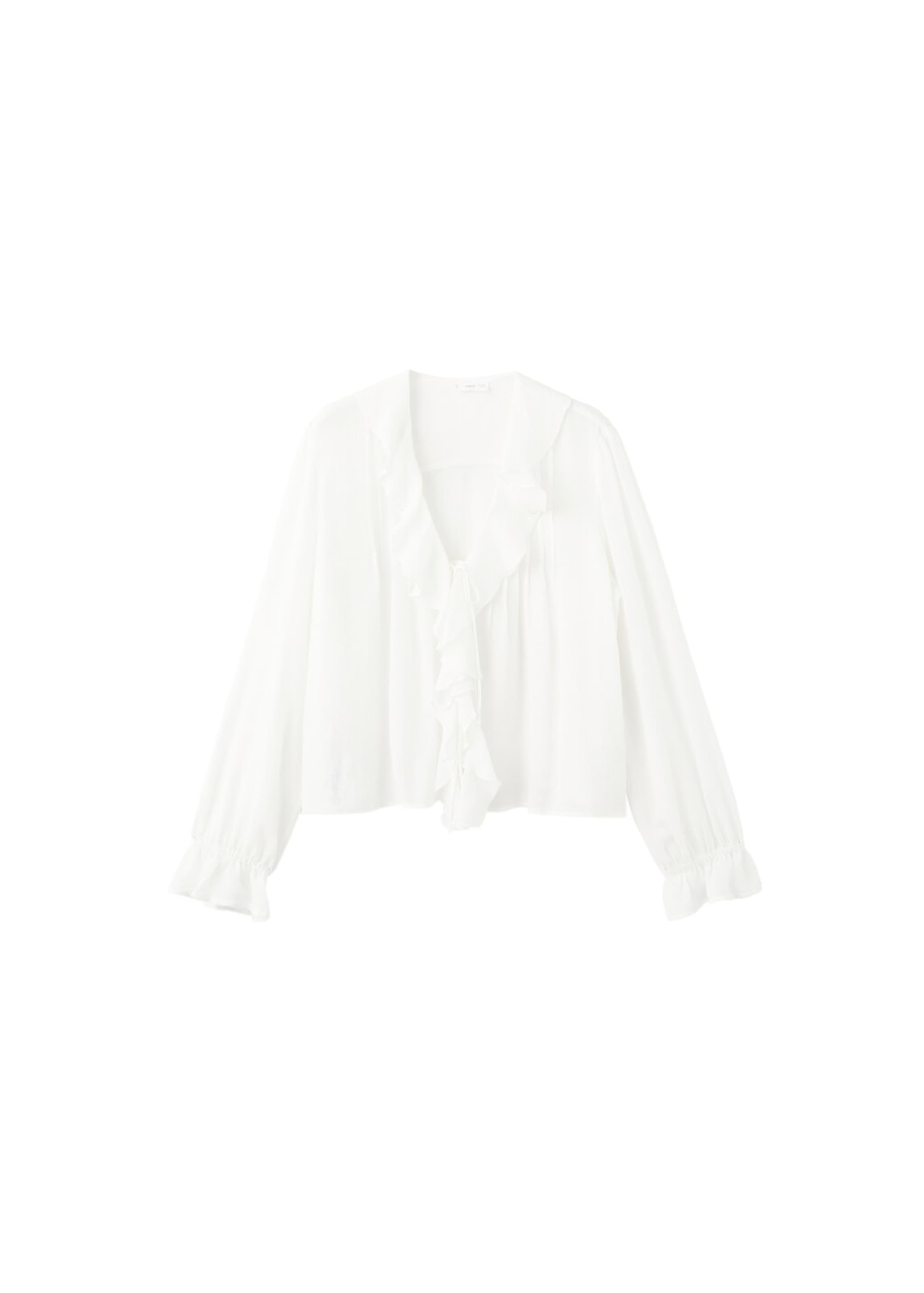 MANGO TEEN Bluse 'Ona' in Weiß: Vorderseite