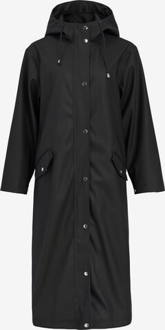 OBJECT Between-Seasons Coat in Black: front