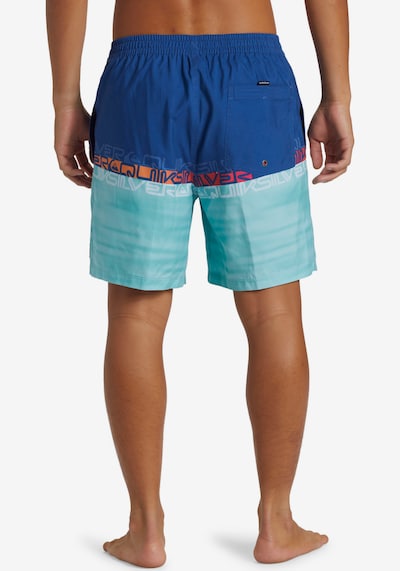 QUIKSILVER Swimming Trunks in Blue / Orange / White, Item view