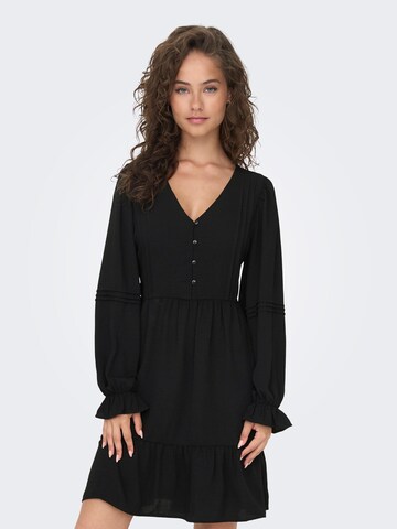 JDY - Vestidos camiseiros 'DIVYA' em preto: frente