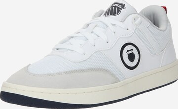 Baskets basses 'VARSITY' K-SWISS en blanc : devant