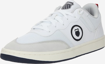 K-SWISS - Sapatilhas baixas 'VARSITY' em branco: frente