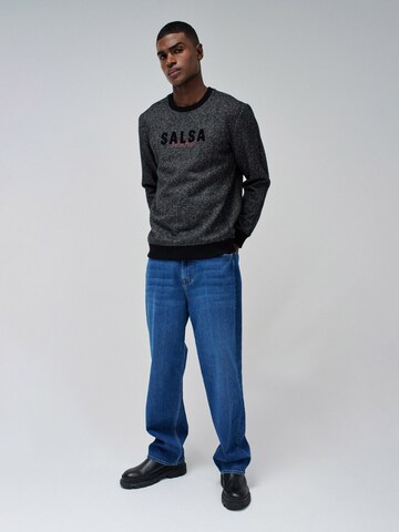 Sweat-shirt Salsa Jeans en noir