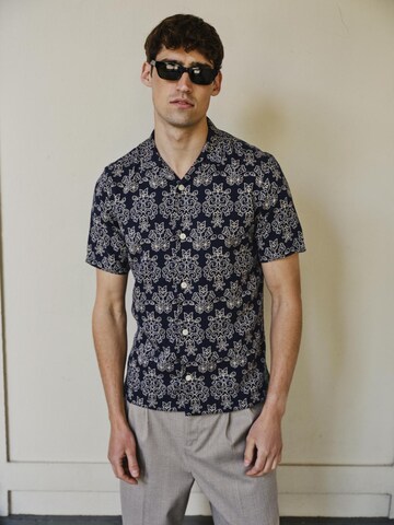 Casual Friday - Ajuste regular Camisa 'CFLindahl' en azul