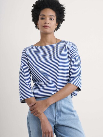 Maglietta 'Tremayne Quay' di Seasalt Cornwall in blu: frontale