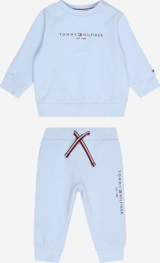 TOMMY HILFIGER Sweat suit in Navy / Light blue / Red / White, Item view