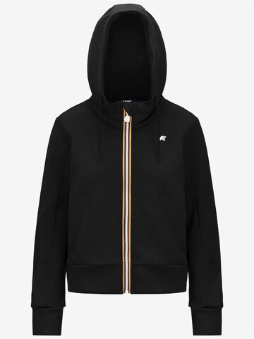 K-Way Sweatjacke‌‌ in Schwarz: Vorderseite