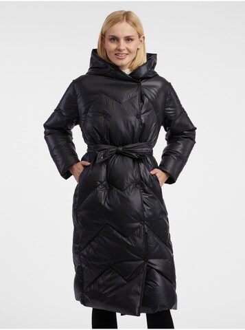 Orsay Winter Coat in Black: front