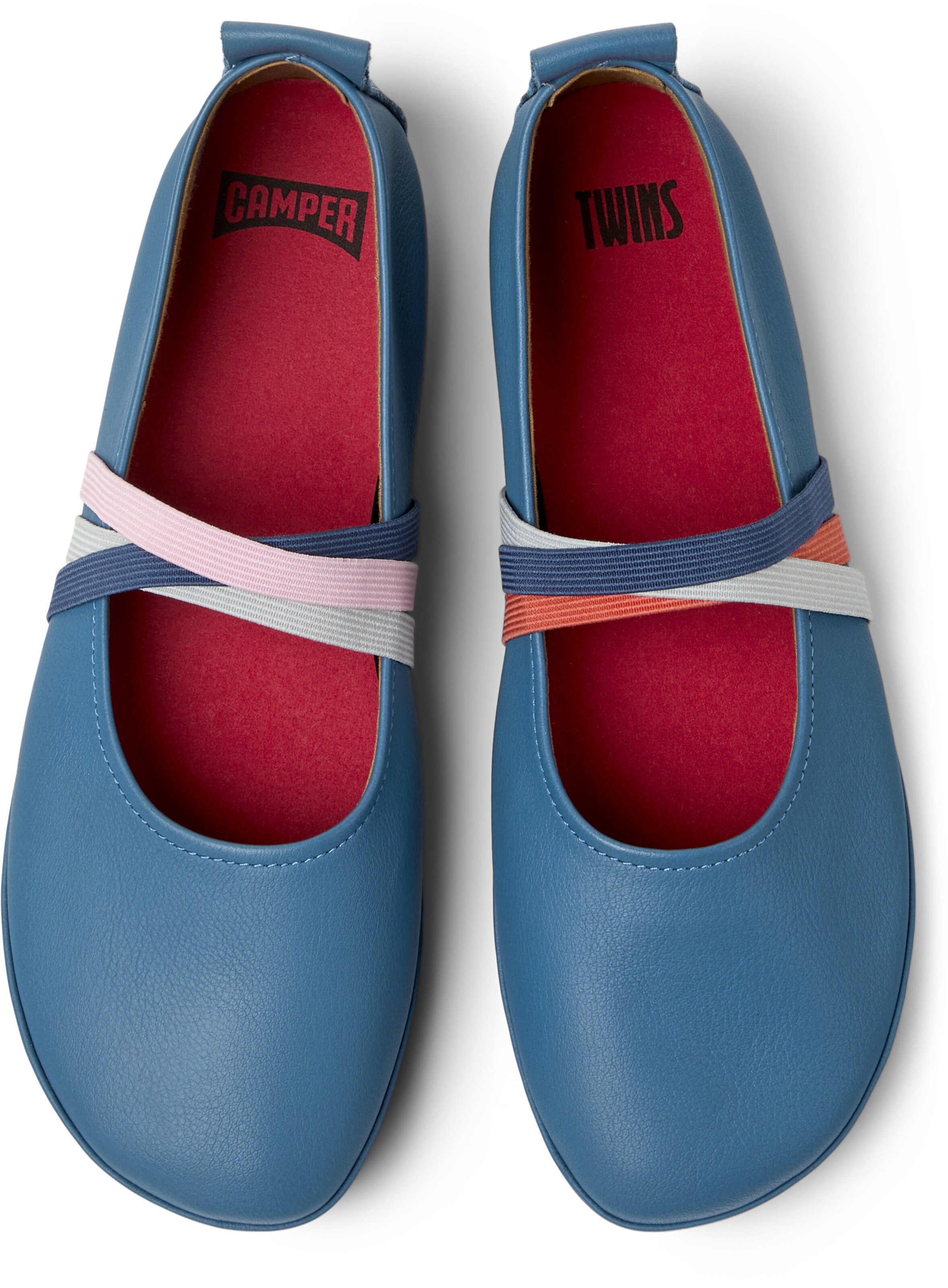 CAMPER Strap ballerina 'Right Nina' in Blue