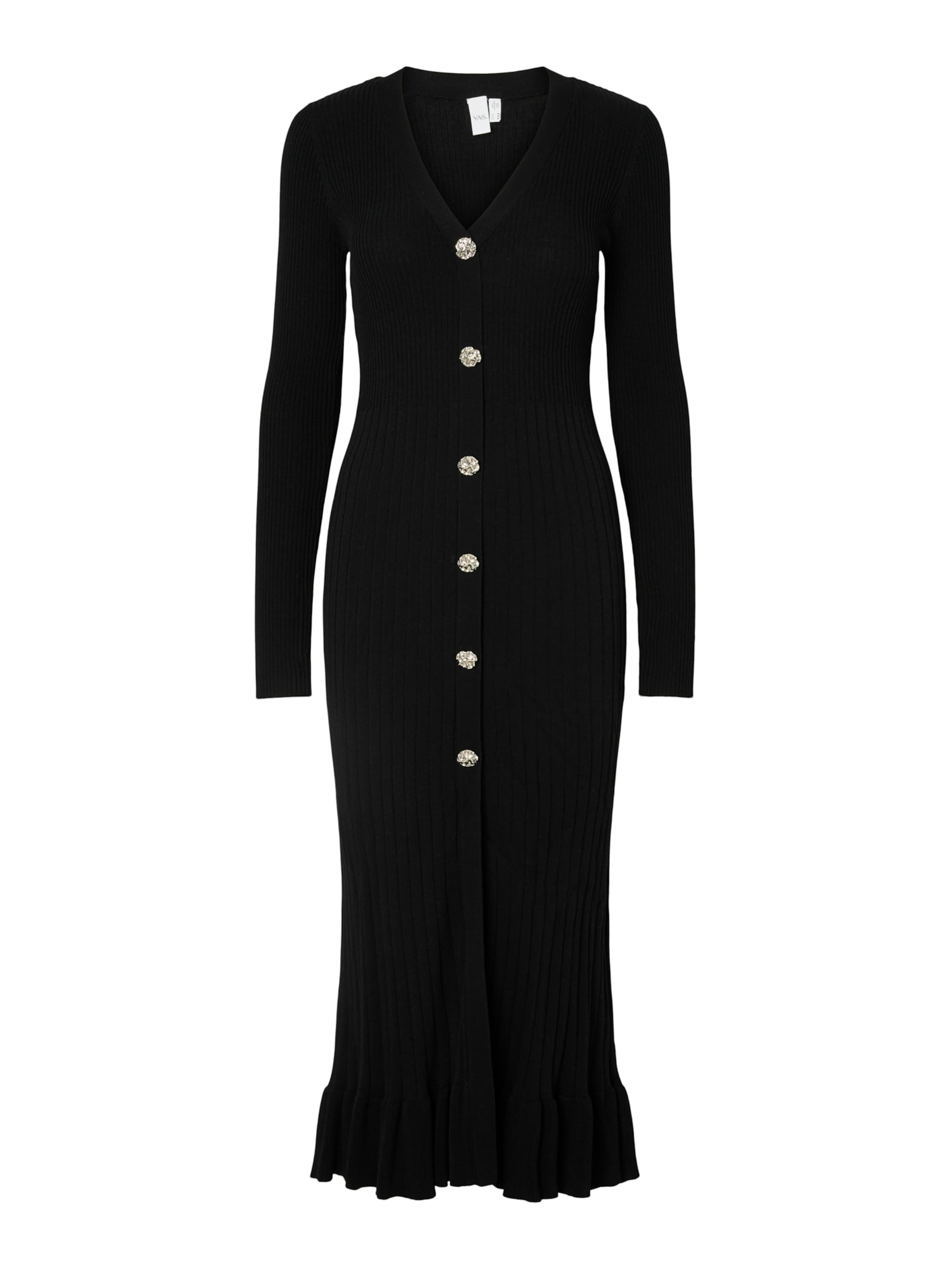 YAS Kleit 'YASMIKLA', värv must: eest vaates