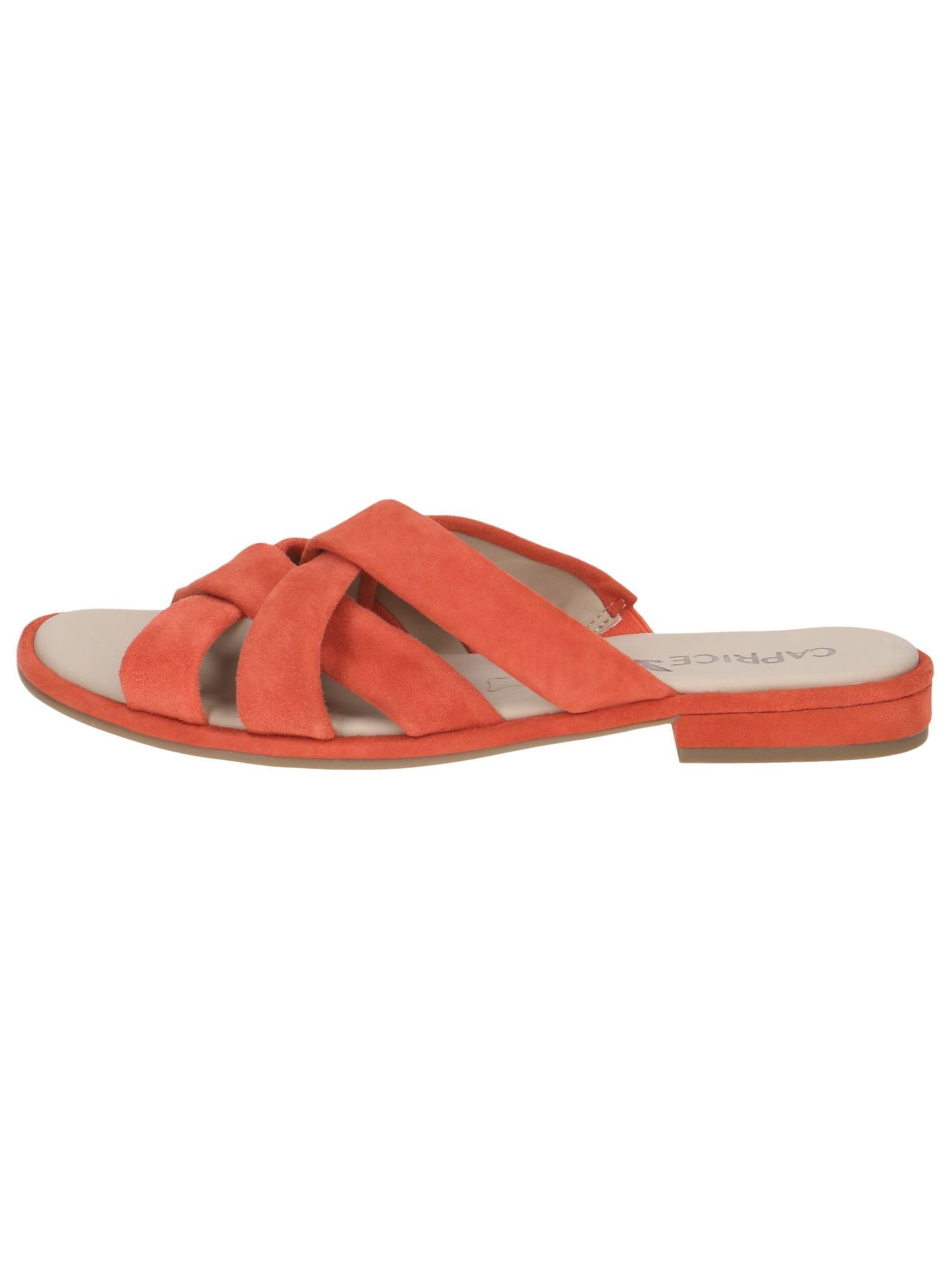CAPRICE Mules in Orange