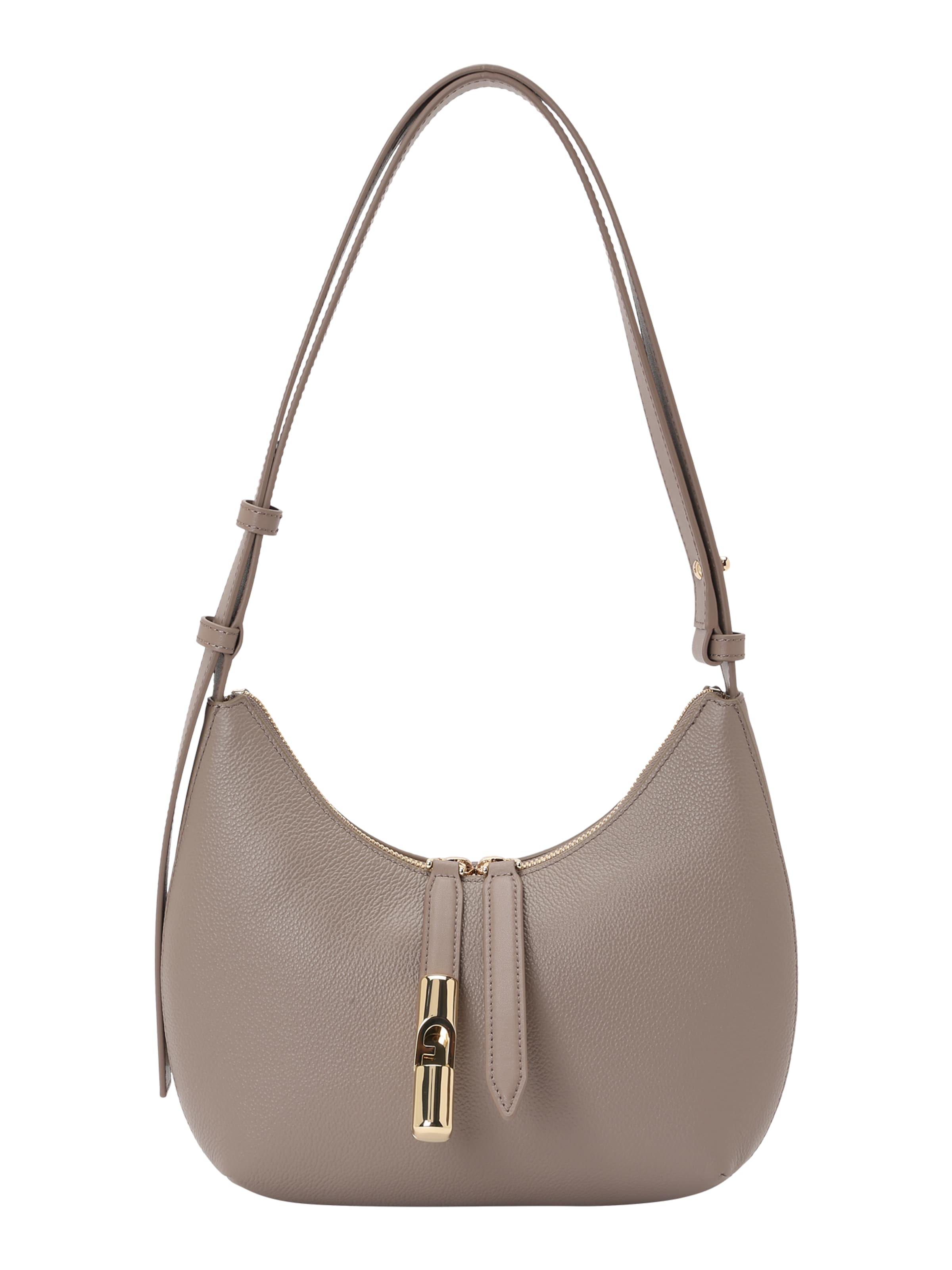 FURLA Наплечная сумка 'Goccia' в Серый: спереди