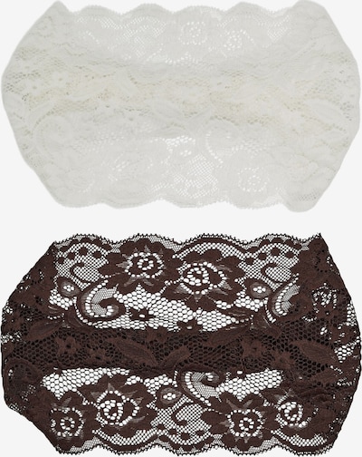 Bershka Otsanauha värissä ecru / suklaa, Tuotenäkymä