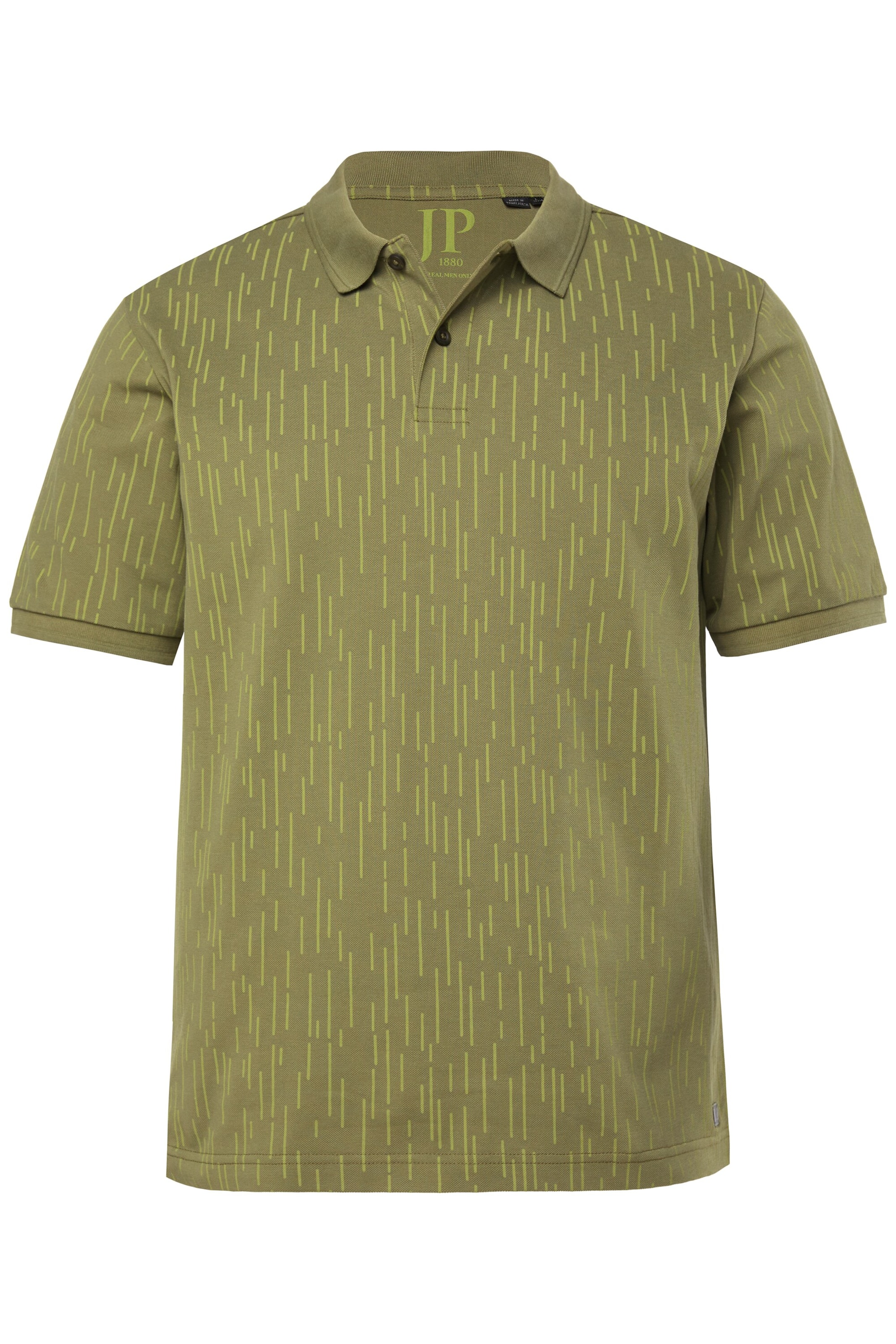 JP1880 Poloshirt in Grün: Vorderseite