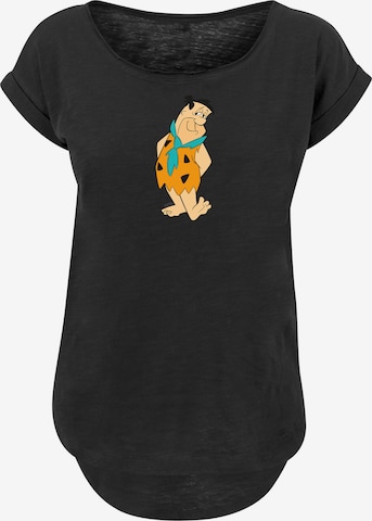 T-shirt 'Fred Flintstone Kick' F4NT4STIC en noir : devant