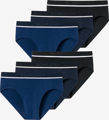 Slip ' 95/5 Organic Cotton ' SCHIESSER en noir : devant