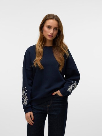 VERO MODA Свитшот 'Karol' в Синий: спереди