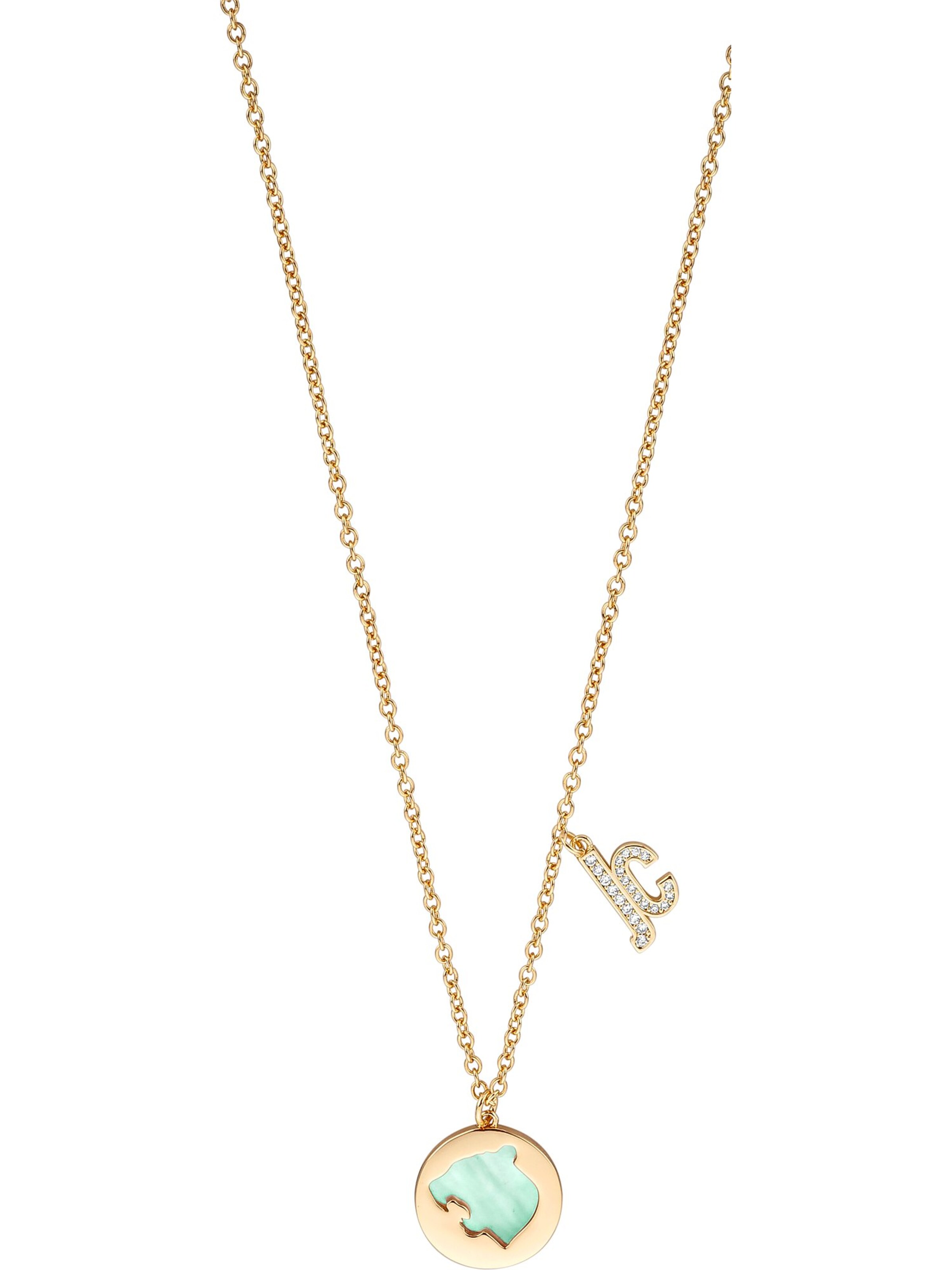 Just Cavalli Kette in türkis / gold, Produktansicht