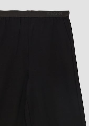 s.Oliver Wide Leg Hose in Schwarz