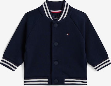mėlyna TOMMY HILFIGER Demisezoninė striukė: priekis
