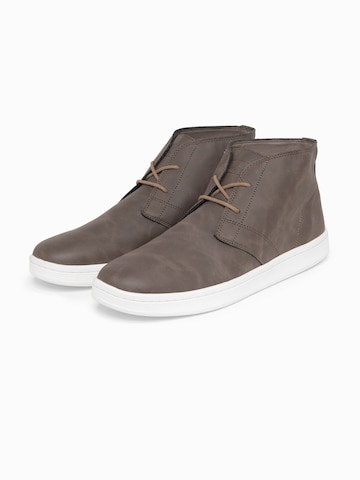 Ombre Sneakers hoog in Bruin