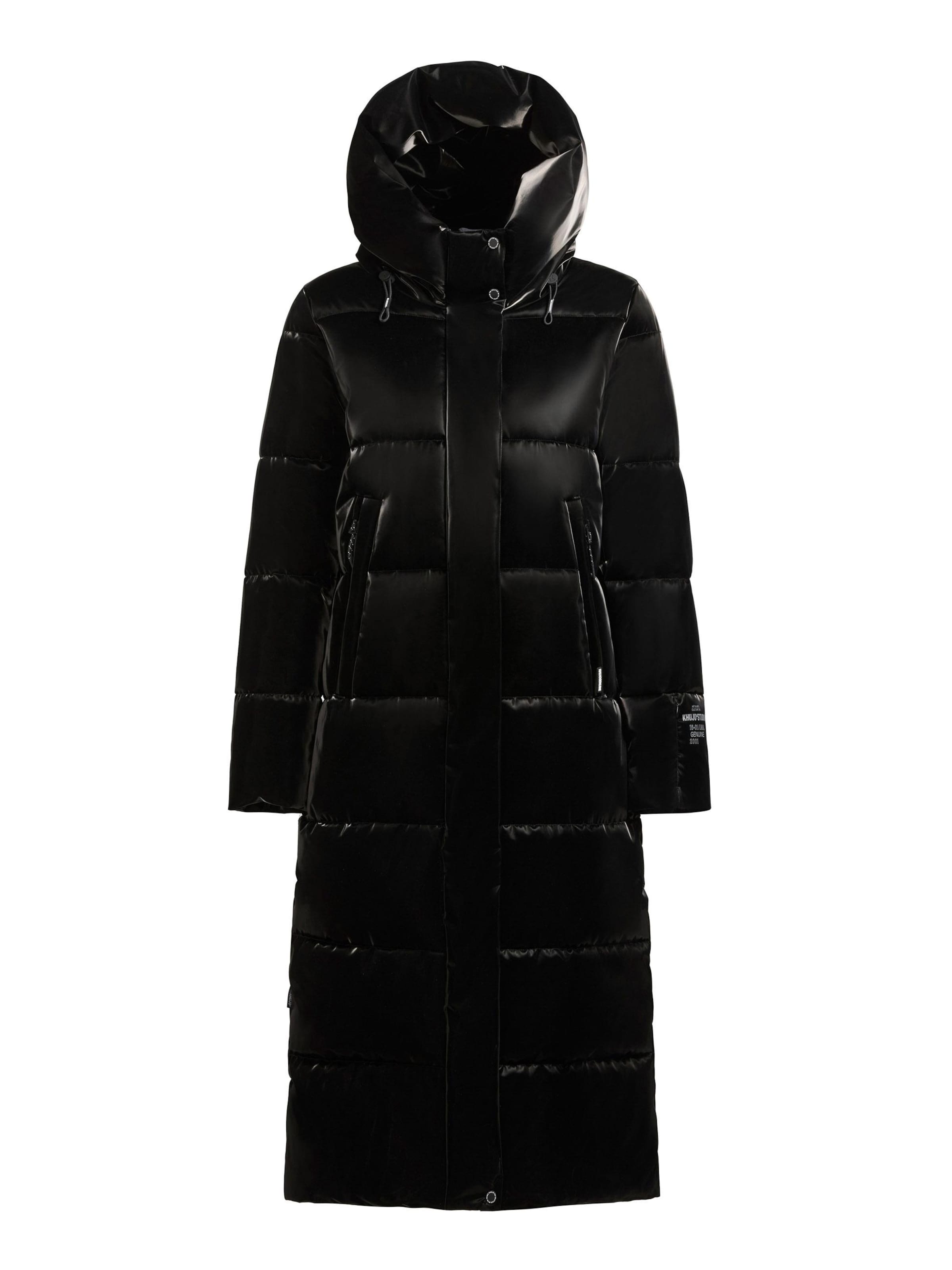 khujo Winter coat 'Soulani5 Shiny' in Black, Item view