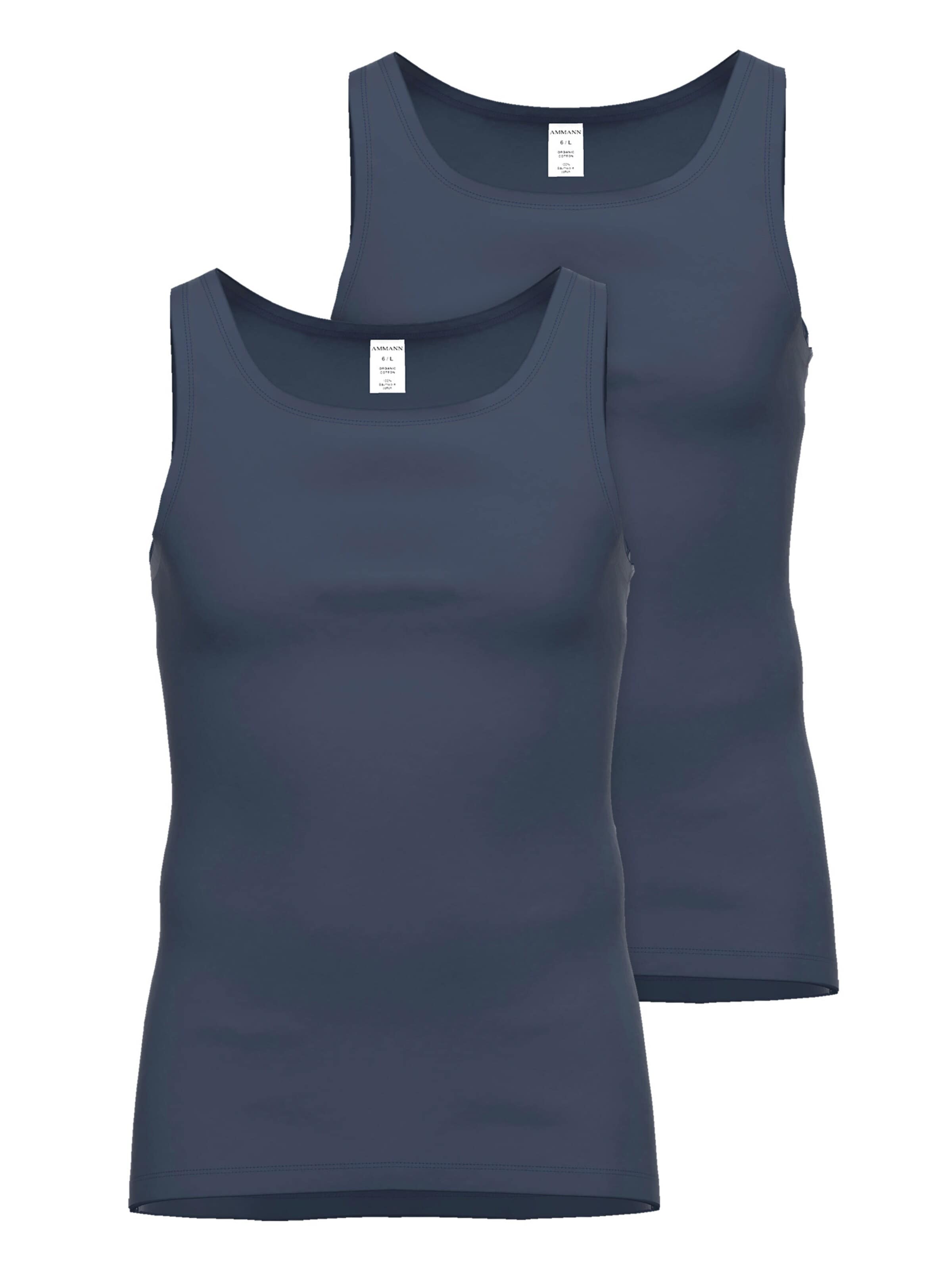 Ammann Unterhemd 'Day Classic'‌‌‌‌‌‌ in Blau: Vorderseite