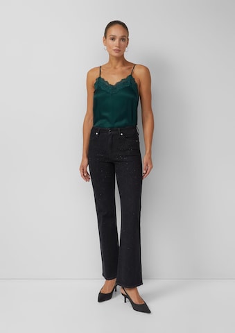 s.Oliver Bootcut Jeans in Zwart