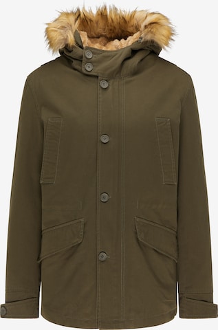 Parka d’hiver MO en vert : devant