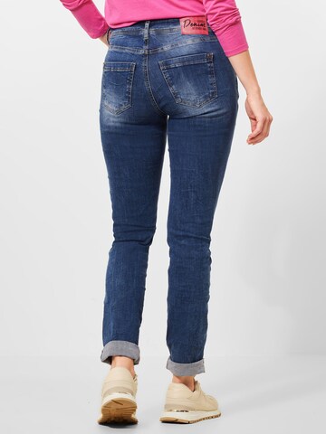 STREET ONE Slimfit Jeans i blå