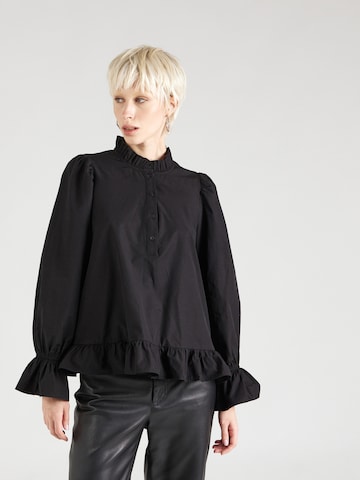 PIECES Blouse 'ASSRA' in Black: front