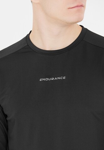 ENDURANCE Functioneel shirt 'Loker' in Zwart