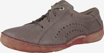 JOSEF SEIBEL Lace-Up Shoes 'Fergey' in Grey: front