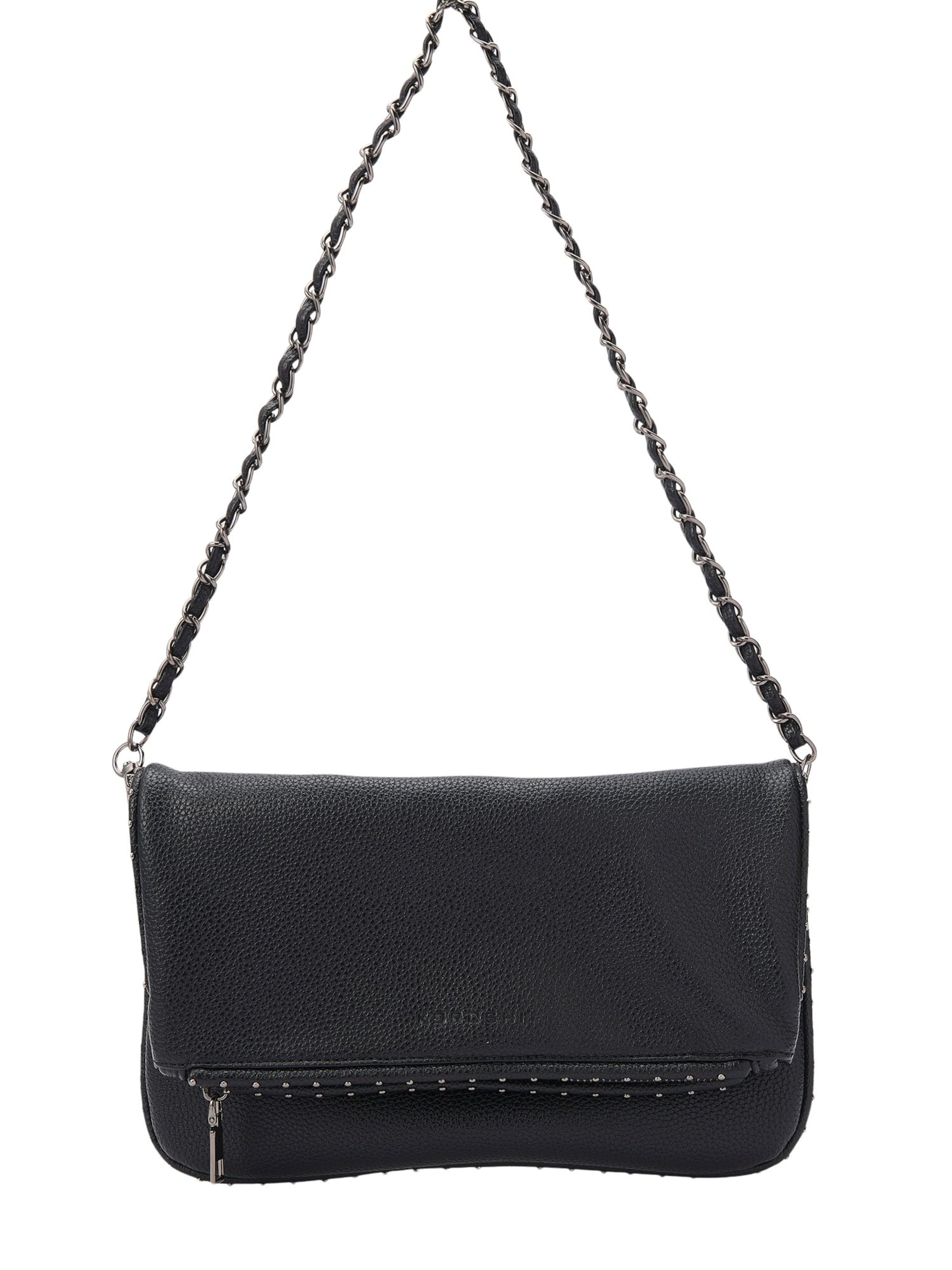 Sac à bandoulière KOROSHI en noir : devant