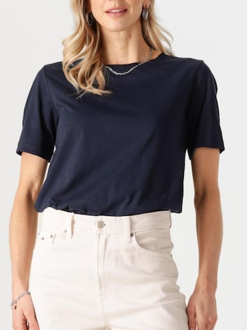 Coster Copenhagen - Top ' CC ' en azul: frente